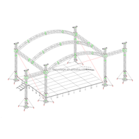 Arco de Soldadura de Precisión, Estructura de Arco de Aluminio Personalizable, Estable y Duradera para Espectáculos de Iluminación en Eventos