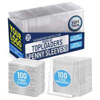 Protectores Rígidos para Tarjetas de 35pt Personalizados al por Mayor, Tamaño Estándar 3x4 para Suministros de Tiendas de Coleccionismo de Tarjetas