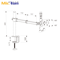 Soporte de escritorio para Monitor LCD de ordenador, 13-27 pulgadas