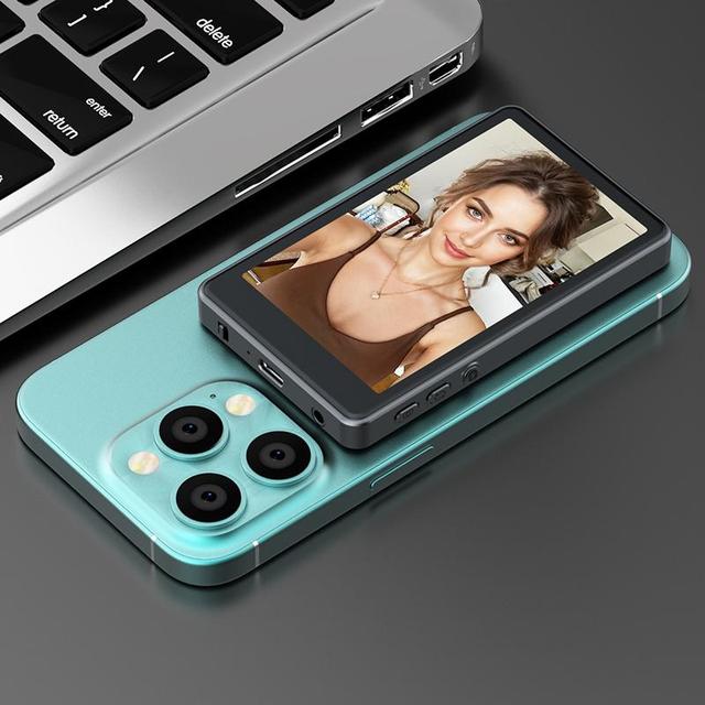 Magnetic Wireless Vlog Screen for Phone Rear Camera 4.0 Inch HD Selfie Monitor with Built-in Speaker for Live Streaming