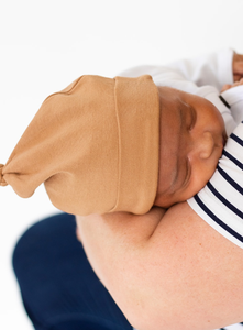 बुना हुआ कार्बनिक कपास बच्चे Knotted टोपी थोक - Product Image 3