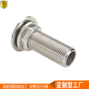 Tornillos de Acero Inoxidable de 1-1/4\" con Rosca Completa para Salida de Tanque Séptico Marino, Drenaje de Aguas Residuales, Ventilación, Tapón de Tubería - Product Image 2