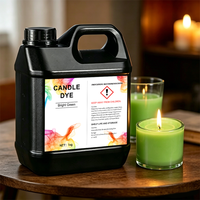 Colorant liquide pour bougies 1 kg, haute concentration, sûr et naturel pour la fabrication de bougies à la cire de soja, coloration stable, approvisionnement en vrac pour les fabricants