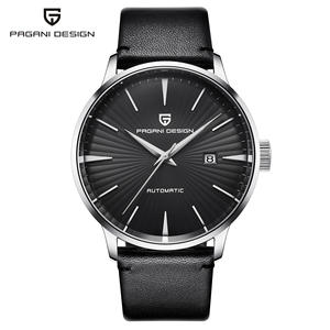 Reloj Mecánico Automático Pagani Design para Hombre, Esfera Azul, Correa de Cuero, Caja de Acero Inoxidable, Resistente al Agua 30M, PD-2770 - Product Image 5