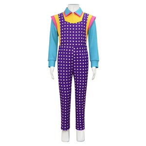 Costume de cosplay rétro pour filles d'Halloween, robe vintage style années 80, ensemble de tenue pour enfants pour les fêtes et les spectacles - Product Image 3