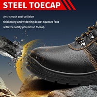 JIANKUN CE Bottes de travail à bout en acier mi-coupe pour hommes Chaussures de sécurité bon marché résistantes à l'huile antidérapantes et imperméables à l'usine