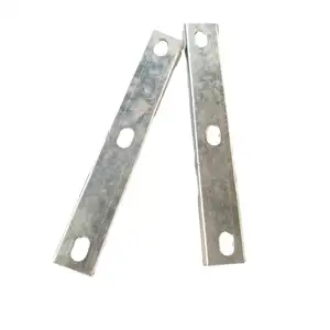 Customized Size High Strength Hot Dip Galvanized Steel Cross Arm Durability Low Voltage Electrical Cross Arm