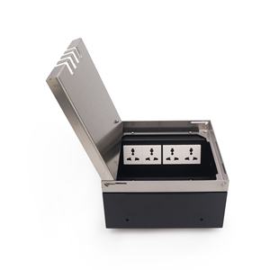 Cajas de Piso Empotradas con Puertos de Datos y Energía y Tapa en Forma de U para Conectividad en Oficinas Modernas - Product Image 4