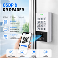 Lecteur de clavier OSDP anti-vandalisme extérieur le plus récent avec prise en charge de la reconnaissance de code QR, compatible avec les cartes RFID 125KHz / 13.56MHz