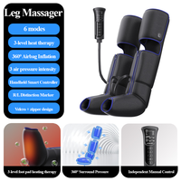 Bottes de compression d'air pour masseur de jambes de soulagement avec pressage de pétrissage Shiatsu pour les douleurs musculaires et la douleur