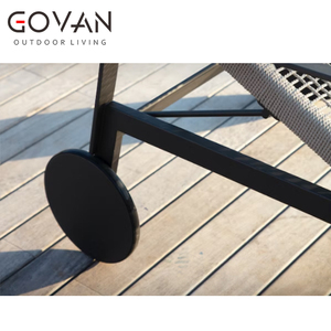 Modern Outdoor Furniture Hotels Gardens <strong>Lounge</strong> Chairs Swimming <strong>Pools</strong> Beach and Sunbathing Aluminium Alloy Single Lounger - Product Image 3