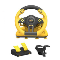 Vente en gros câble USB filaire contrôleur de jeu de voiture volant de course ensemble complet pour PC PS XboxOne