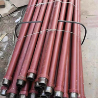 Tige de forage minier en acier allié 42CrMo, lisse, sans soudure, à filetage conique, tailles mâle-femelle 50mm 89mm pour utilisation en mine