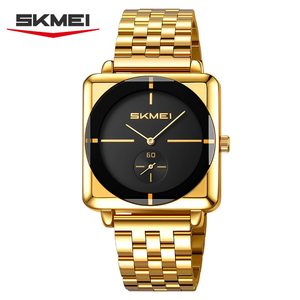 นาฬิกาข้อมือ SKMEI 2413 แบรนด์ดัง ดีไซน์เรียบหรู สำหรับผู้ชาย ระบบควอตซ์ กันน้ำ ตัวเรือนทรงเหลี่ยม หน้าปัดทรงกลม สายสแตนเลส รุ่น 2026 - Product Image 1