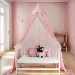 Designer <strong>Round</strong> Shape Mosquito Net Bed Canopy for Baby <strong>Crib</strong> for Bedding Room Decorated Home Use - Product Image 2