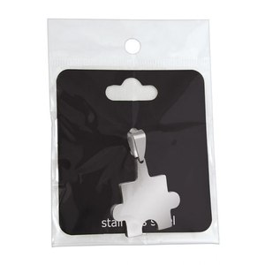Ciondolo e Charm in Acciaio Fine 25x25mm - Product Image 2