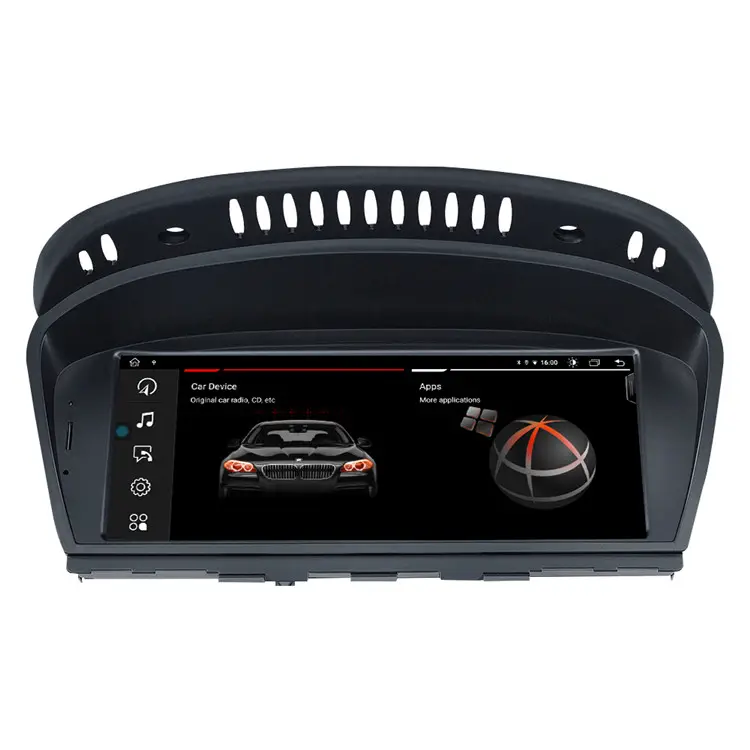 Автомобильный видеоплеер 8,8 дюйма IPS DSP CarPlay 4GLTE Android 10 для BMW 5 серии E60 E61 E63 E64 3 серии E90 E91 E92 CCC CIC GPS без dvd