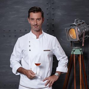 Professionele koksjas voor mannen, uniform voor hotel, restaurant, keukenpersoneel en horeca. - Product Image 1