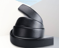 Promotion d'usine : Ceinture automatique pour homme en PU résistant à l'usure avec boucle métallique, ceintures en cuir PU pour homme, idéale comme cadeau