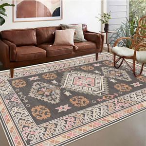 <span class=keywords><strong>Tapis</strong></span> moderne lavable en machine <span class=keywords><strong>80x120</strong></span> pouces avec dos antidérapant pour salon - Product Image 1