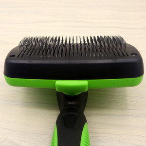 <span class=keywords><strong>Pet</strong></span> Groomer bakım epilasyon kendini temizleme Slicker fırça köpekler ve kediler için - Product Image 5