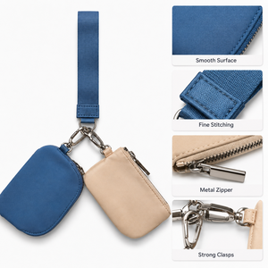 USA Oversea Warehouse Excellent Luxury Wear Resistant Durable Unisex Coin Purse Mini <b>Wristlet</b> for Travel - Product Image 6