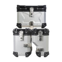 Support de rangement latéral/central pour moto en alliage d'aluminium, modèle DS525X, à trois compartiments, avec capacité de 38/45L, compatible avec 24 modèles