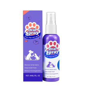 Spray Bucal para Mascotas de Marca Privada, Elimina las Manchas Dentales, Mantiene el Aliento Fresco, para Perros y Gatos - Product Image 1