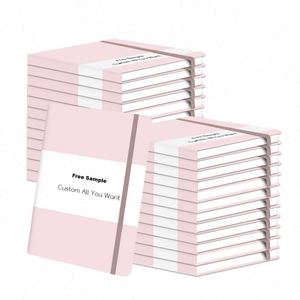 Low Unit Price Mini <b>Journal</b> Dotted Travelers Leather Pink Spiral Coil Velvet Notebook With the Pen Holder With Password - Product Image 4