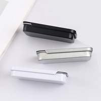 Boîte en étain blanc noir et argent pour nouage, boîte coulissante pour bagues 60*34*10mm, 14g / 14ml
