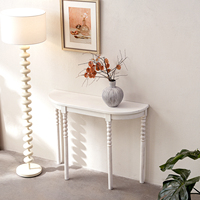 Table console de style rétro français pour la décoration de la salle à manger, de l'entrée ou du porche, design simple