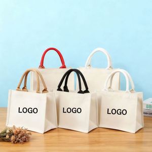 Bolsas de Regalo de Lona al por Mayor con Logotipo Personalizado, Bolsas de Lona para Eventos de Empresas, Festivales y Escuelas, Bolsas de Algodón para Uso Diario - Product Image 3