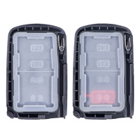 Coque de clé intelligente HYQ14FBA ABS noire, coque de remplacement pour Camry Avalon Prius RAV4 Yaris Tacoma VVDI LONSDOR universelle