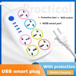 Multiprise 6 voies avec protection contre les surtensions et ports USB - Product Image 5