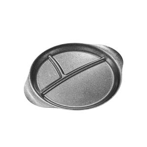 จานแบ่งส่วนสแตนเลสสตีลแบบย้อนยุค 304 สำหรับเสิร์ฟบาร์บีคิวและของว่าง - Product Image 3