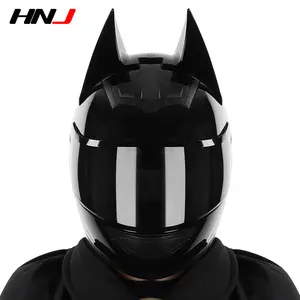 HNJ新款时尚蝙蝠越野摩托车头盔摩托车越野保护安全碰撞摩托车头盔