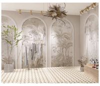 Papier peint mural vintage effet plâtre pour salon, chambre, fond de canapé ou de télévision, autocollant décoratif pour la maison