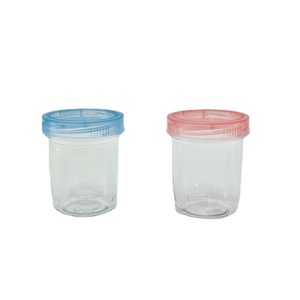 Contenedor Apilable para Mascotas de 75 ml, Frasco de Plástico Transparente con Tapa para Té, Dulces, Granos, Joyería, Almacenamiento, Forma de Cilindro, Tamaño S - Product Image 3