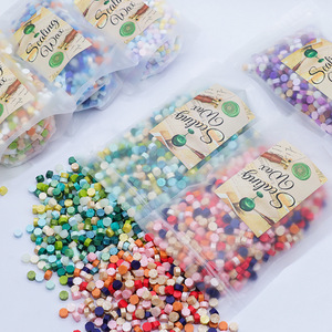130 couleurs haute qualité 500G octogonale cire sceau perles Vintage enveloppe cachetage cire timbre - Product Image 3