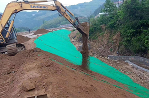 Vật liệu mới HDPE Đen thảm thực vật ba chiều bảo vệ dốc lưới đặc biệt - Product Image 4