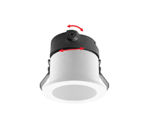 GUPO Empotrado Mini Pequeño foco LED Cambiable Rectangular Cuatro Cabezas Rejilla Led MR11 Lámpara Foco