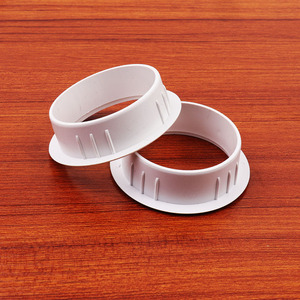 White Plastic Drain Ring 60mm Thickened Ventilation Hole Drop In <b>Kitchen</b> <b>Sink</b> Accessory Easy To Clean Matte Surface - Product Image 1