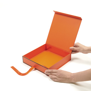 Boîtes cadeaux en papier pliables avec fermeture magnétique à nœud ruban Boîtes pliables pour cadeaux Emballage cadeau - Product Image 6