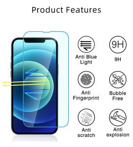 LFD 21 Set di 5 Pellicole Protettive <span class=keywords><strong>in</strong></span> <span class=keywords><strong>Vetro</strong></span> 9H Anti-Luce Blu <span class=keywords><strong>per</strong></span> Cellulari con <span class=keywords><strong>Protezione</strong></span> Anti-Urto, Spedizione Gratuita - Product Image 3