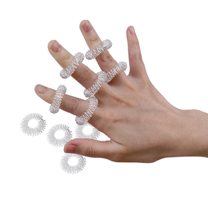 แหวนนวดนิ้วมือบำบัดด้วยโลหะ ช่วยลดน้ำหนัก นวดกดจุด - Product Image 4