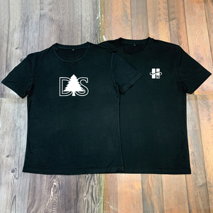 เสื้อยืดคอกลมผ้าฝ้ายเมอริโนน้ำหนักเบาสำหรับผู้ชายทรงปกติคุณภาพสูงขายส่ง OEM พร้อมบริการสกรีนโลโก้ตามแบบ - Product Image 4