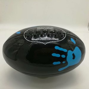Palle da calcio in vera pelle in PVC palloni da Rugby palloni personalizzati con logo personalizzato 5 <span class=keywords><strong>regole</strong></span> australiane - Product Image 3