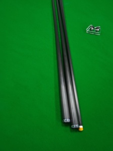 AKJ High Quality Carbon Fiber Pool Cue Shaft 73cm Light Weight 1/2 Split Stainless Steel Joint 11.5/12.5mm Snooker Billiard Cues - Product Image 5