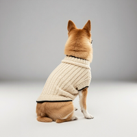 Vente en gros de pulls personnalisés de luxe pour chiens classique mignon coupe-vent chaud Jean OEM/ODM vêtements imprimés pour animaux de compagnie de festival meilleure vente pour animaux de compagnie