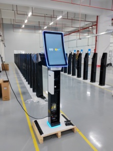 23.6 Parking Payment Kiosk Bill Coin Acceptor Self Service Checkout <b>Machine</b> Supermarket <b>Touch</b> <b>Screen</b> Card Payment <b>Machines</b> Kiosk - Product Image 5